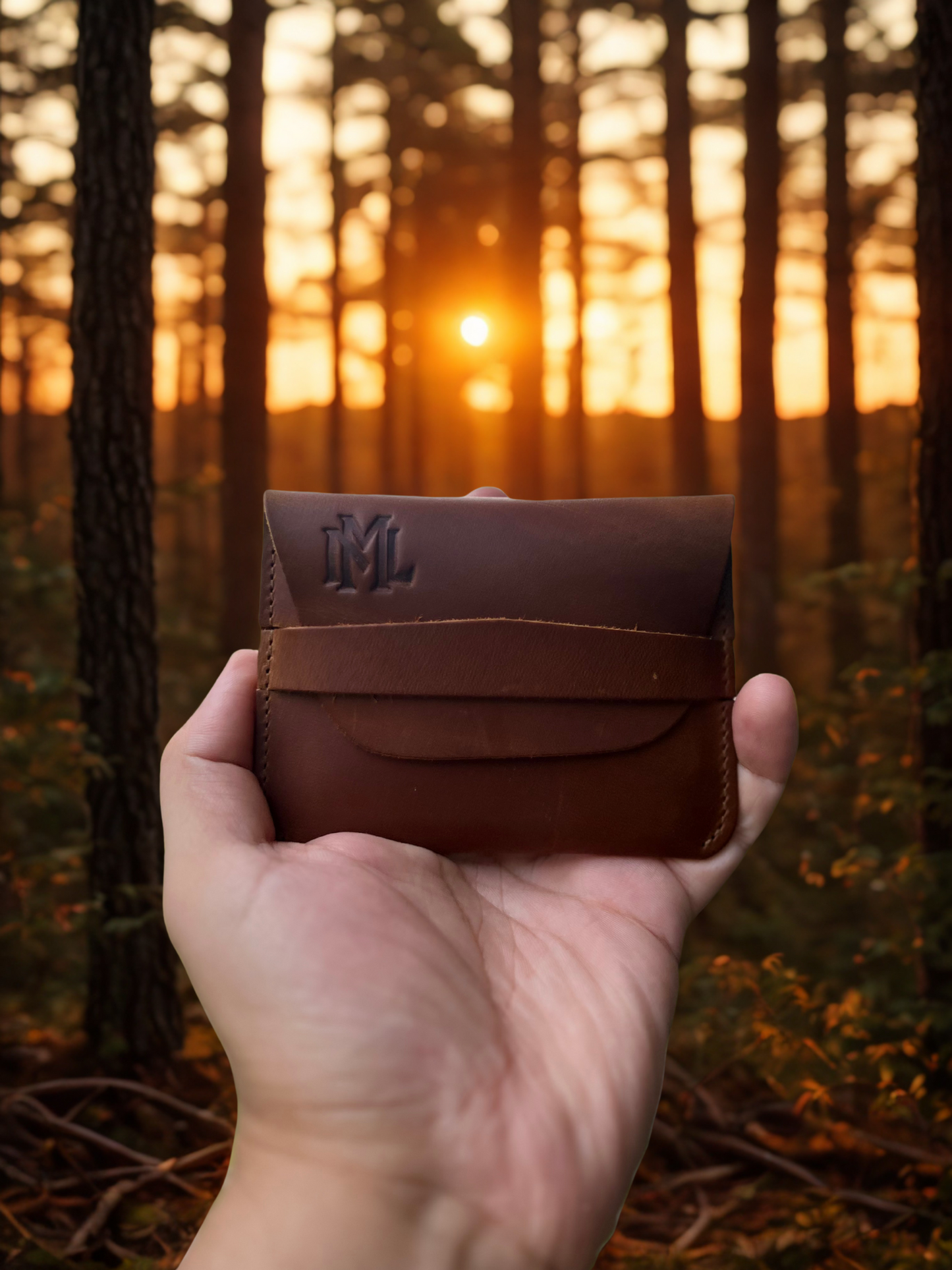 QuickCard-Handgefertigte Geldbörse aus Crazy Horse Leder – Made in Germany