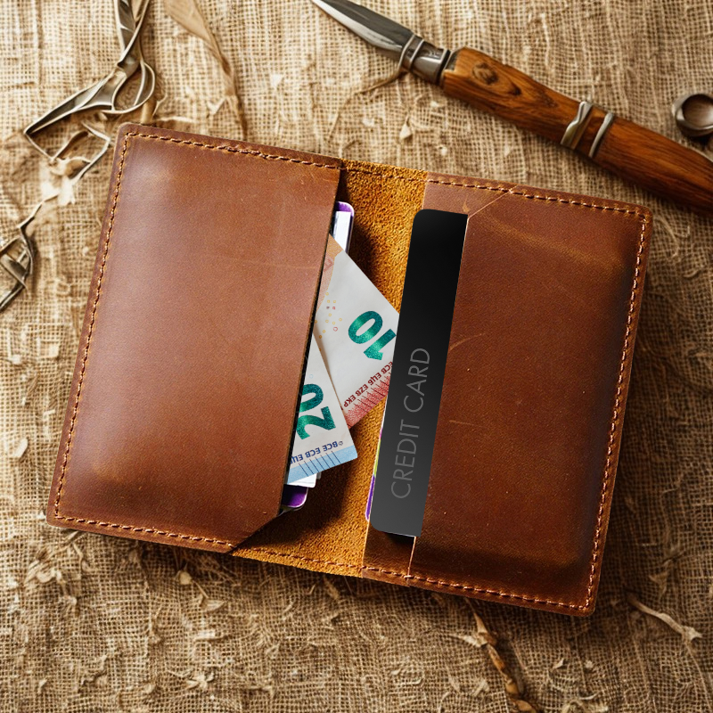 Havana Wallet – Timeless wallet made of Crazy Horse leather with plenty of storage space