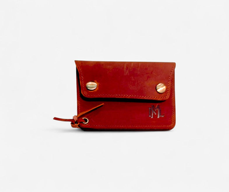 Aevum Vintage-Geldbörse aus Crazy Horse Leder, handgemacht & geräumig