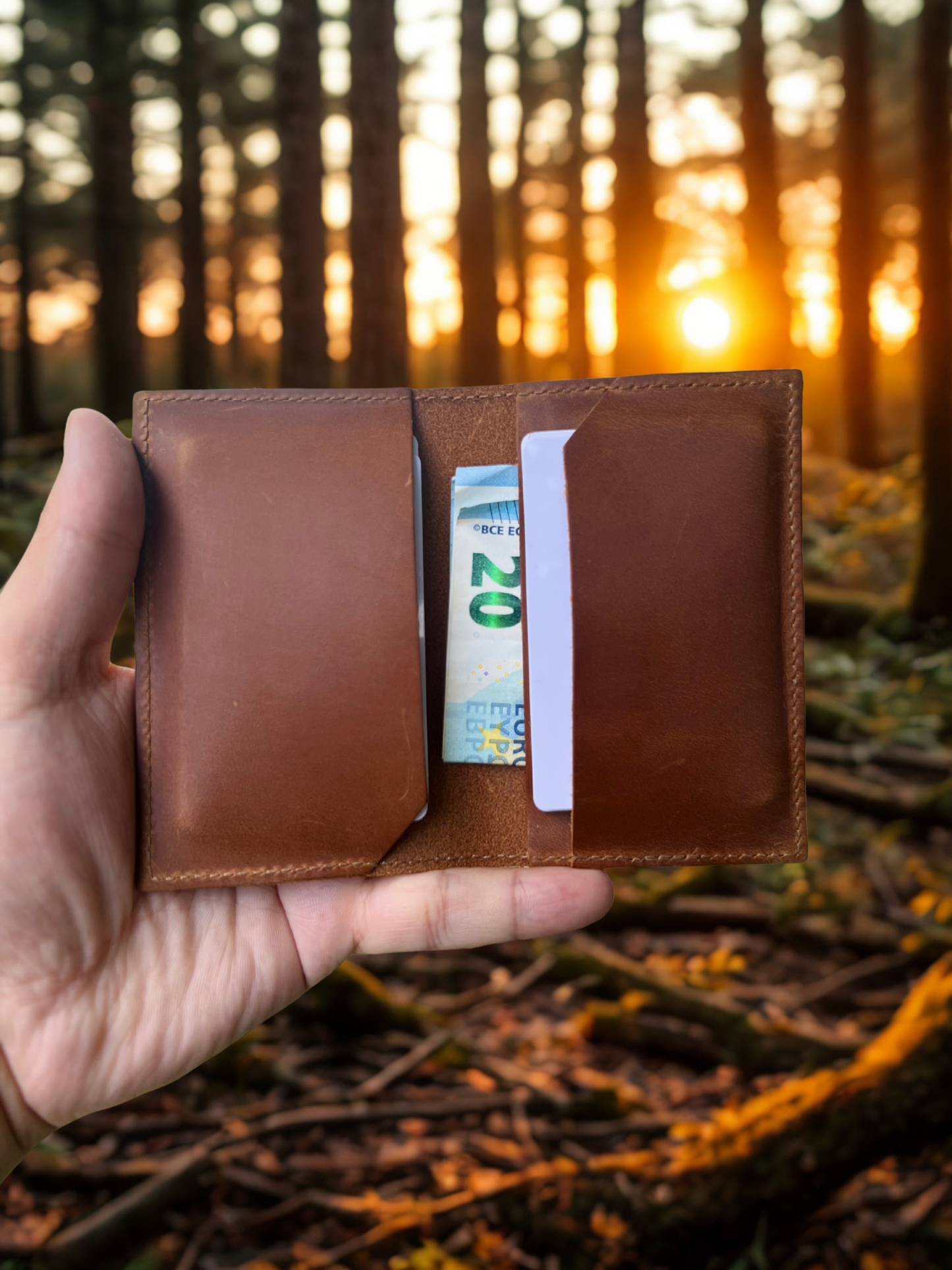 Havana Wallet- Handgefertigte Crazy Horse Leder Geldbörse – Ein echtes Unikat aus Deutschland