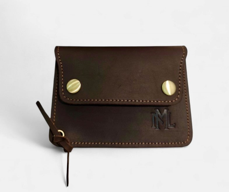 Aevum Vintage-Geldbörse aus Crazy Horse Leder, handgemacht & geräumig