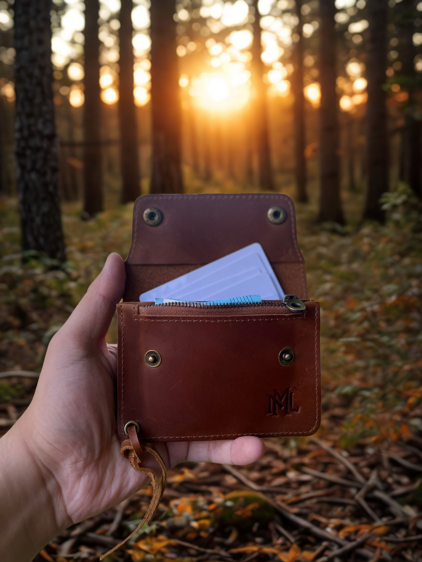 Aevium Wallet – Elegante Leder Geldbörse, handgemacht in Deutschland