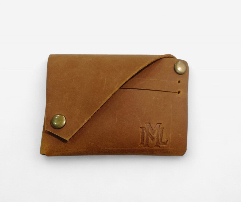 SlimFold – Slim wallet made of Crazy Horse leather, handmade