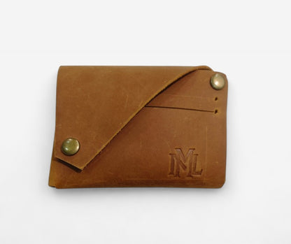 SlimFold – Slim wallet made of Crazy Horse leather, handmade