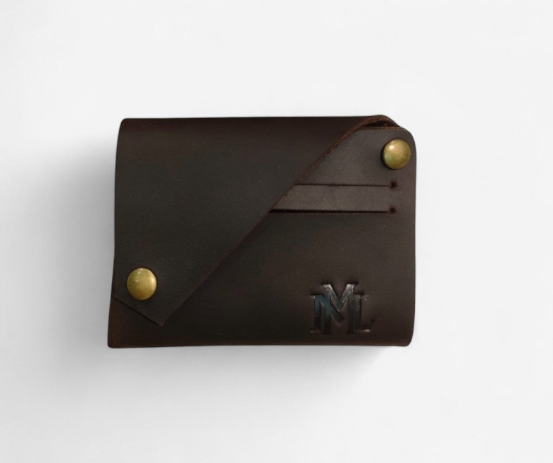 SlimFold – Slim wallet made of Crazy Horse leather, handmade