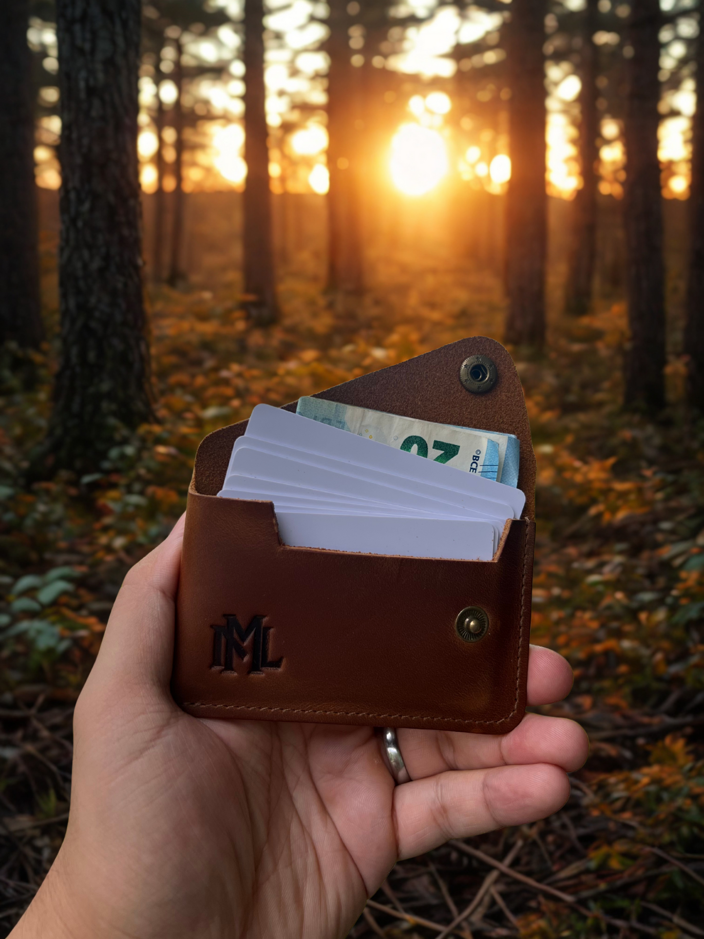 CardSnap – Crazy Horse Leder Geldbörse – Einzigartig. Robust. Handgemacht in Deutschland