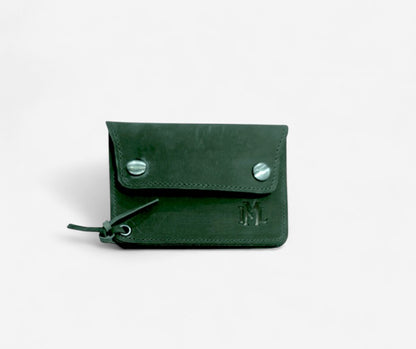 Aevum Vintage-Geldbörse aus Crazy Horse Leder, handgemacht & geräumig