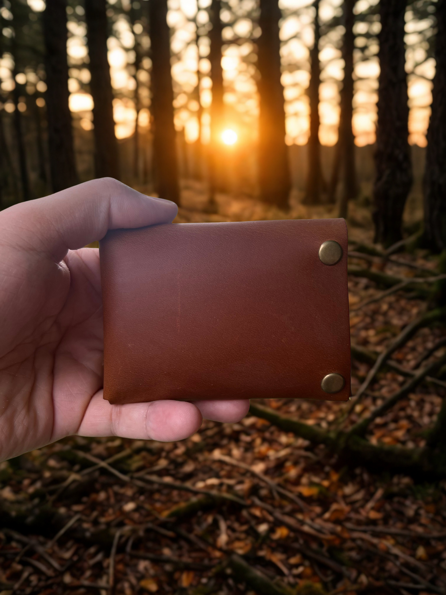 SlimFold – Crazy Horse Leder Geldbörse – Handgefertigt in Deutschland
