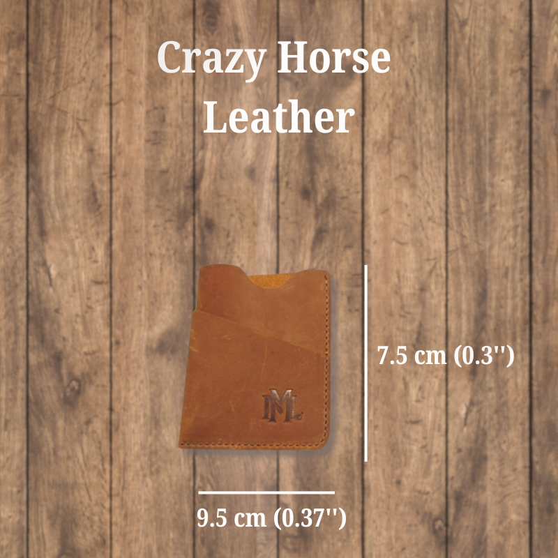 PocketPro – Slim Card Holder in vintage style, handmade