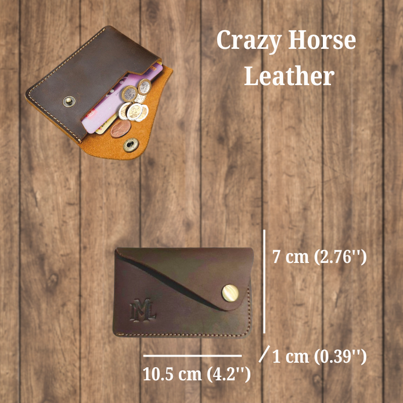 CardSnap – Crazy Horse Leder Geldbörse – Einzigartig. Robust. Handgemacht in Deutschland