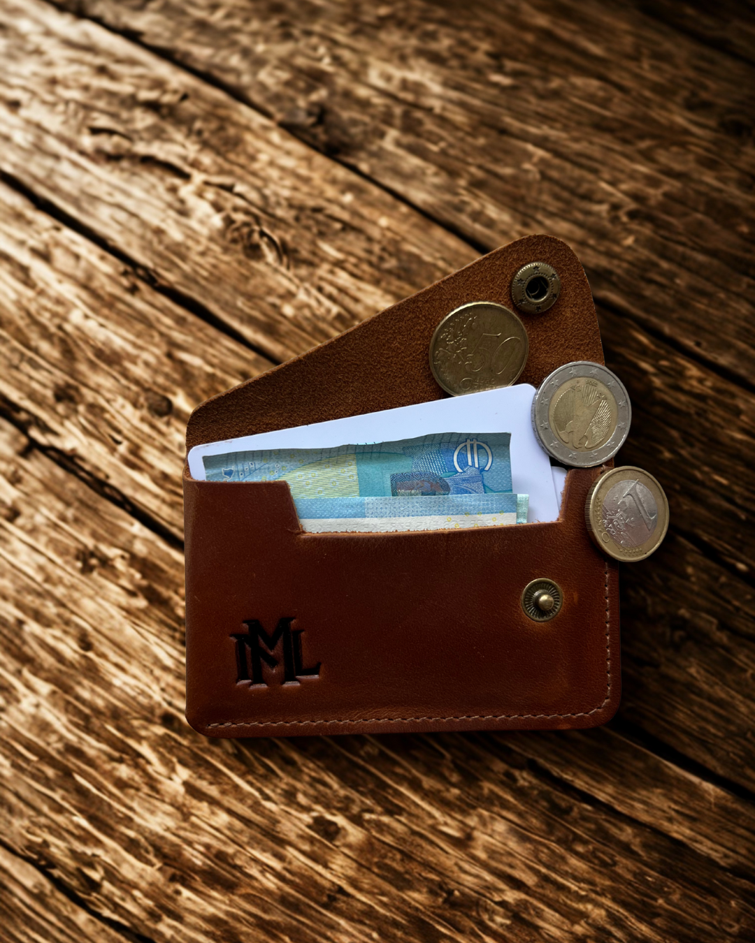 CardSnap – Crazy Horse Leder Geldbörse – Einzigartig. Robust. Handgemacht in Deutschland
